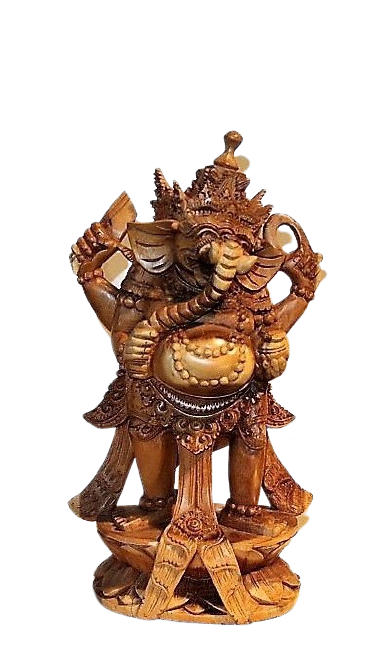 Hand Carved Hindu Ganesh Statue from Bali