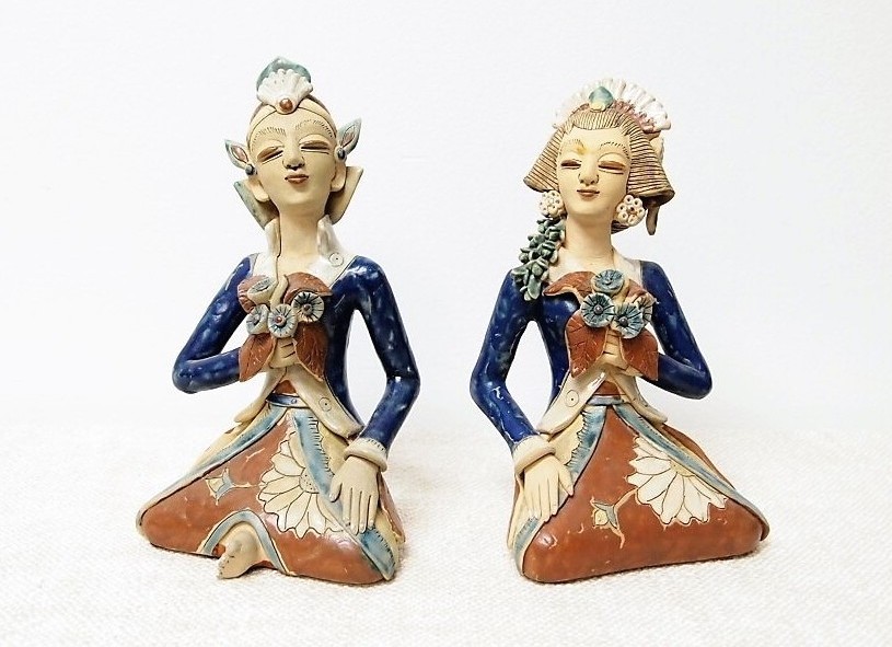 Loro Blonyo Ceramic Indonesian Wedding Figures