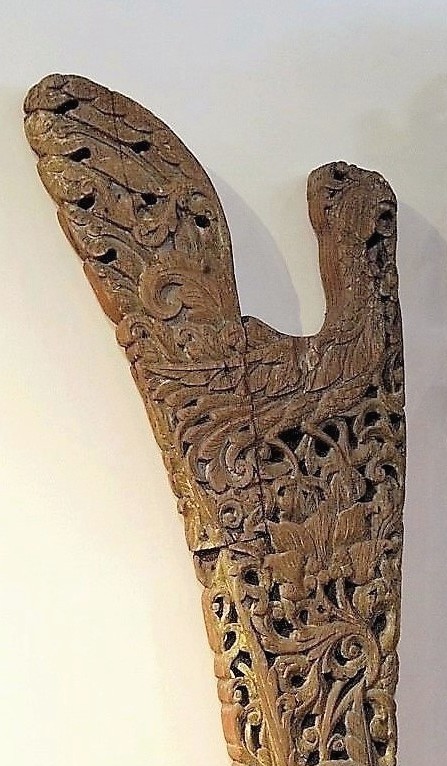 Old Carved Figurehead Panel from Madura