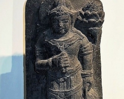 Balinese Hand Carved Stone Relief Statue