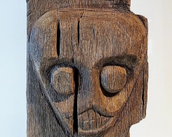 Carved Tribal Dayak Ladder 2