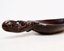 Hand Carved Tribal Borneo Bowl