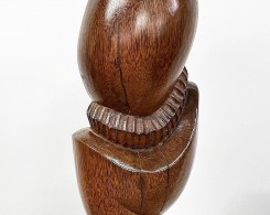 Large Abstract Palm Wood Sculpture Organic Art