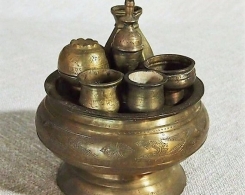 Old Brass Betel Nut Set