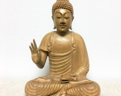 Small Hand Carved Bali Buddha Statue