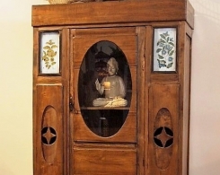 Old Colonial Teak Cabinet from Java