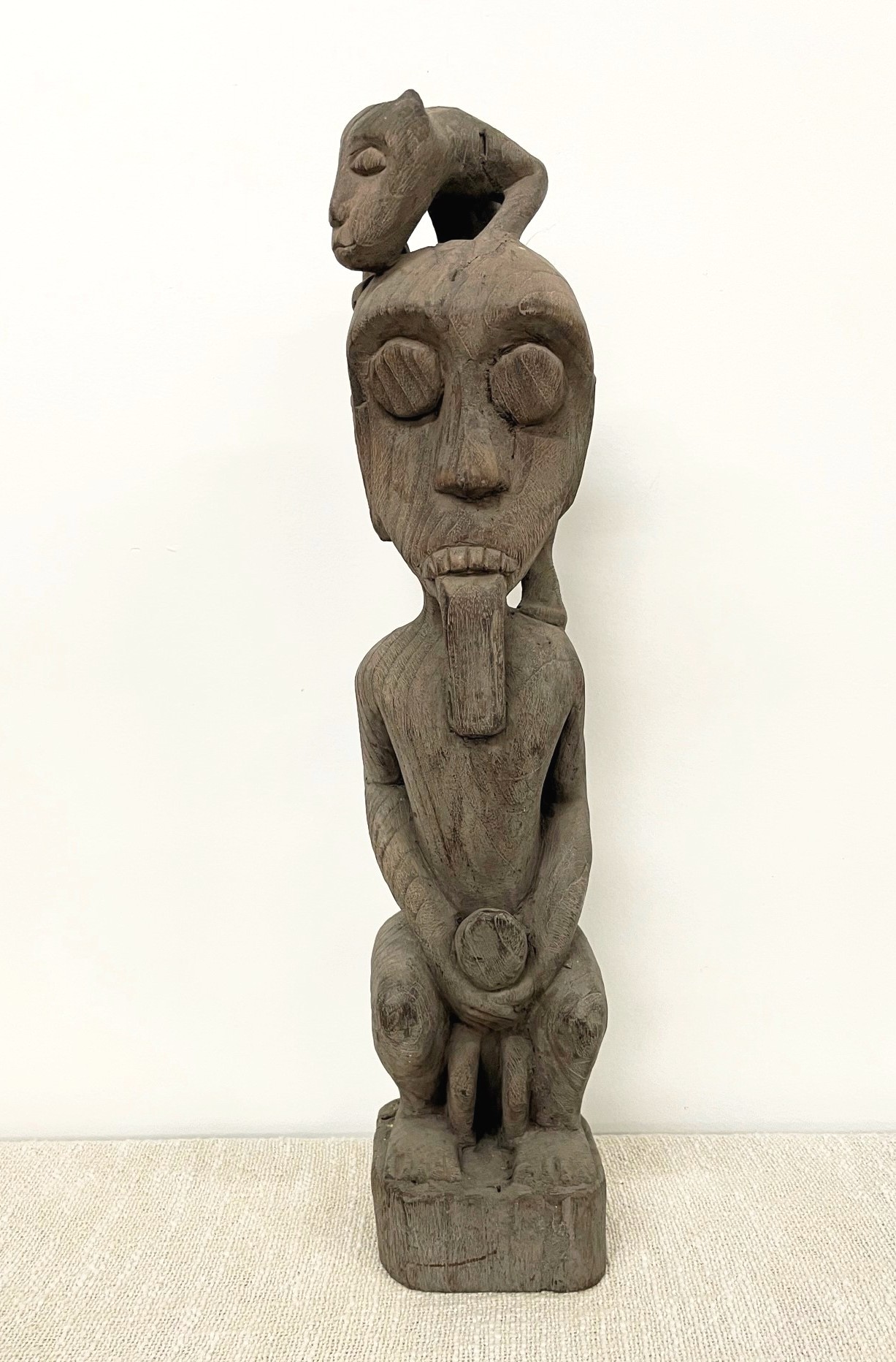 Ancester Statues Old Dayak Ancestor Figure Tribal Statue | Gado Gado