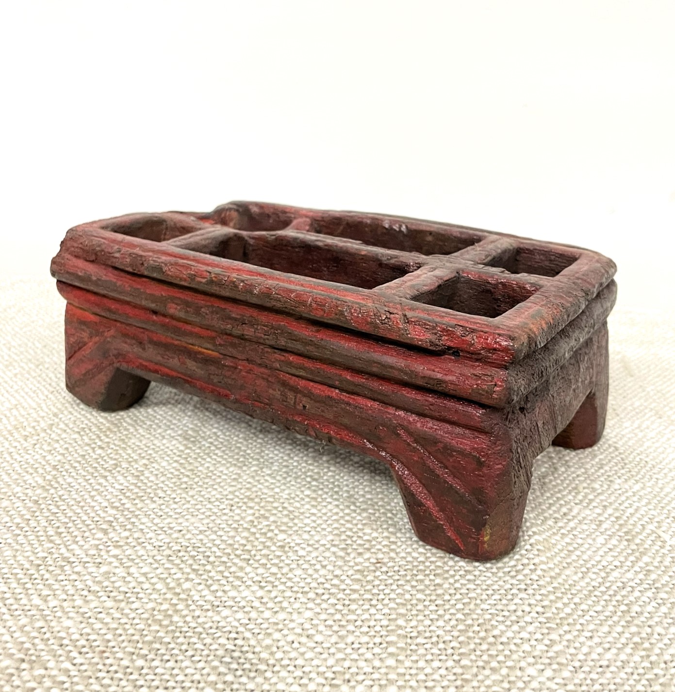 Old Betel Nut Box Spice Wood Tray | Gado Gado