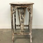 Distressed Mahogany Wood Accent Table from Gado Gado Distressed Mahogany Wood Accent Table from Gado Gado