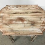 Distressed Mahogany Wood Accent Table from Gado Gado Distressed Mahogany Wood Accent Table from Gado Gado