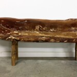 Modern Organic Vintage Wood Bench at Gado Gado Modern Organic Vintage Wood Bench at Gado Gado