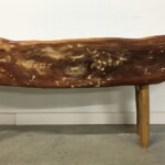 Modern Organic Vintage Wood Bench from Gado Gado