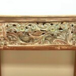 Distressed Carved Console Table from Gado Gado