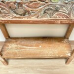 Distressed Carved Console Table from Gado Gado