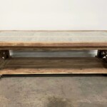 Organic Modern Reclaimed Teak Carved Coffee Table from Gado Gado Organic Modern Carved Teak Coffee Table