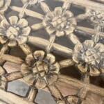 Organic Modern Carved Teak Coffee Table from Gado Gado