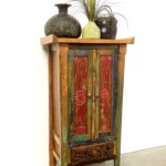 Distressed Painted Reclaimed Teak Asian Cabinet from Gado Gado Furniture Distressed Painted Reclaimed Teak Asian Cabinet from Gado Gado Furniture