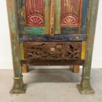 Distressed Painted Reclaimed Teak Asian Cabinet from Gado Gado Furniture Distressed Painted Reclaimed Teak Asian Cabinet from Gado Gado Furniture