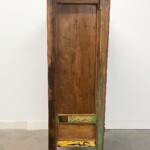 Distressed Painted Reclaimed Teak Asian Cabinet from Gado Gado Furniture Distressed Painted Reclaimed Teak Asian Cabinet from Gado Gado Furniture