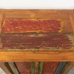 Distressed Painted Reclaimed Teak Asian Cabinet from Gado Gado Furniture Distressed Painted Reclaimed Teak Asian Cabinet from Gado Gado Furniture