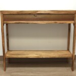 Artisan Console Table with Old Carved Panels from Gado Gado