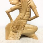 Balinese Dancer Wood Carving Statue from Gado Gado Balinese Dancer Wood Carving Statue from Gado Gado