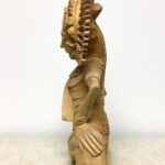 Balinese Dancer Wood Carving Statue from Gado Gado