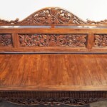 Intricately Carved Indonesian Bench Reclaimed Teak Intricately Carved Indonesian Bench Reclaimed Teak from Gado Gado