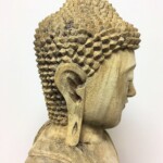 Large Hand Carved Buddha Statue from Bali from Gado Gado Large Hand Carved Buddha Statue from Bali from Gado Gado