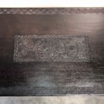 Large Single Slab Carved Tribal Coffee Table Large Single Slab Carved Tribal Coffee Table