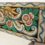 Old Carved Double Sided Architectural Panel from Gado Gado