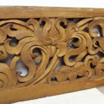 Old Carved Teak Architectural Panel 119 from Gado Gado Old Carved Teak Architectural Panel 119 from Gado Gado
