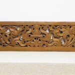 Old Carved Teak Indonesian Architectural Panel 167 Old Carved Teak Architectural Panel 167
