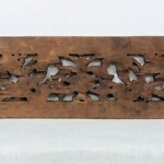 OLYMPUS DIGITAL CAMERA Old Carved Teak Architectural Panel 167