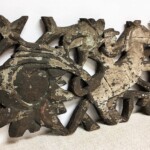 Old Carved Village Panel 1935 from Gado Gado