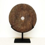 Old Teak Wheel Organic Art Sculpture from Gado Gado Old Teak Wheel Organic Art Sculpture from Gado Gado