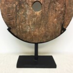 Old Teak Wheel Organic Art Sculpture from Gado Gado