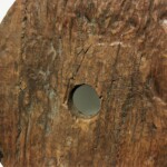 Old Teak Wheel Organic Art Sculpture from Gado Gado
