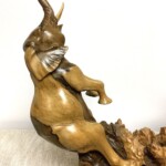 Roaring Elephants Balinese Wood Carving from Gado Gado Roaring Elephants Balinese Wood Carving from Gado Gado