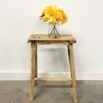 Rustic Reclaimed Teak Stool from Gado Gado Rustic Reclaimed Teak Stool from Gado Gado