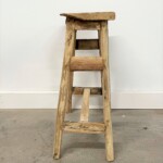 Rustic Reclaimed Teak Stool from Gado Gado Rustic Reclaimed Teak Stool from Gado Gado