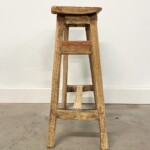 Rustic Reclaimed Teak Stool from Gado Gado Rustic Reclaimed Teak Stool from Gado Gado