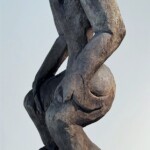 Tribal Dayak Hampatong Statue from Gado Gado