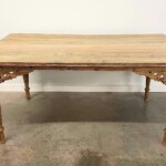 Vintage Bleached Colonial Desk Table at Gado Gado Furniture Vintage Bleached Colonial Desk Table