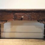 Bali Carved Leg Console Table Bali Carved Leg Console Table