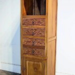 Carved Drawer Indonesian Display Cabinet from gado Gado Carved Drawer Indonesian Display Cabinet from gado Gado