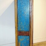 Distressed Reclaimed Teak Carved Cabinet Distressed Reclaimed Teak Carved Cabinet
