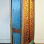 Distressed Reclaimed Teak Carved Cabinet from Gado Gado Distressed Reclaimed Teak Carved Cabinet from Gado Gado
