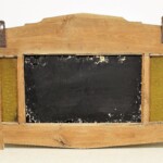 Distressed Whitewashed Vintage Mirror