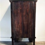 Espresso Finished Indonesian Cabinet with Carved Legs